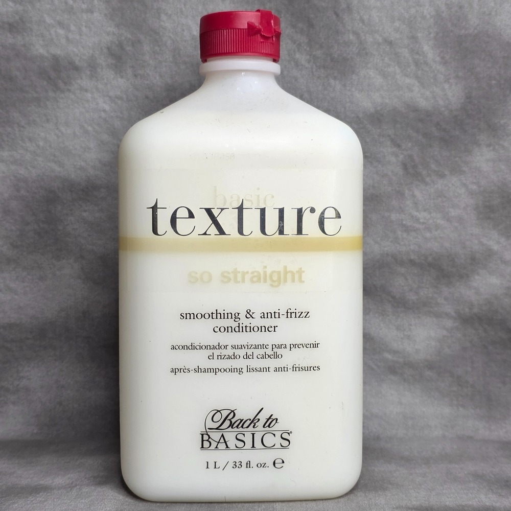 Back To Basics Texture SO STRAIGHT Smoothing & Antifrizz CONDITIONER 33 fl oz
